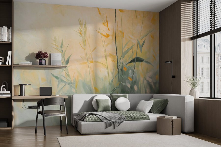 Pintura de plantas e flores