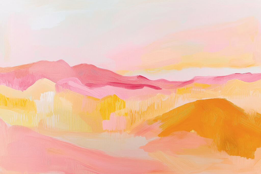 Pintura de um deserto Pintura de um deserto