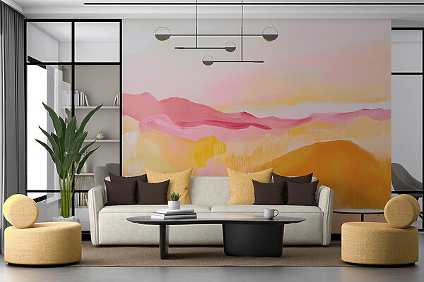 Pintura de um deserto Pintura de um deserto