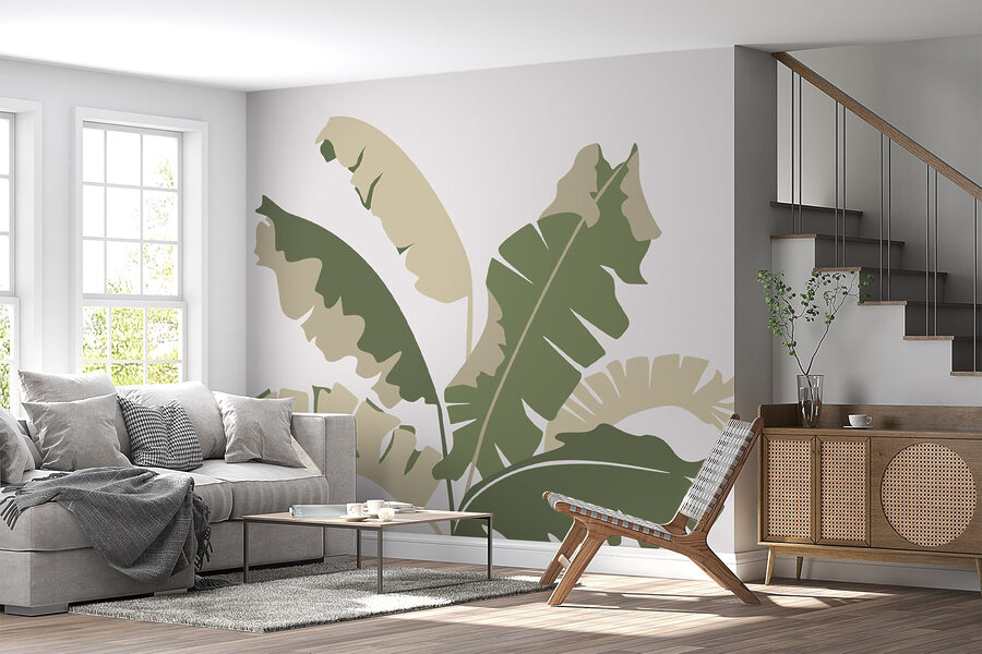 Planta com folhas