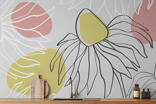 Desenho de uma flor Desenho de uma flor