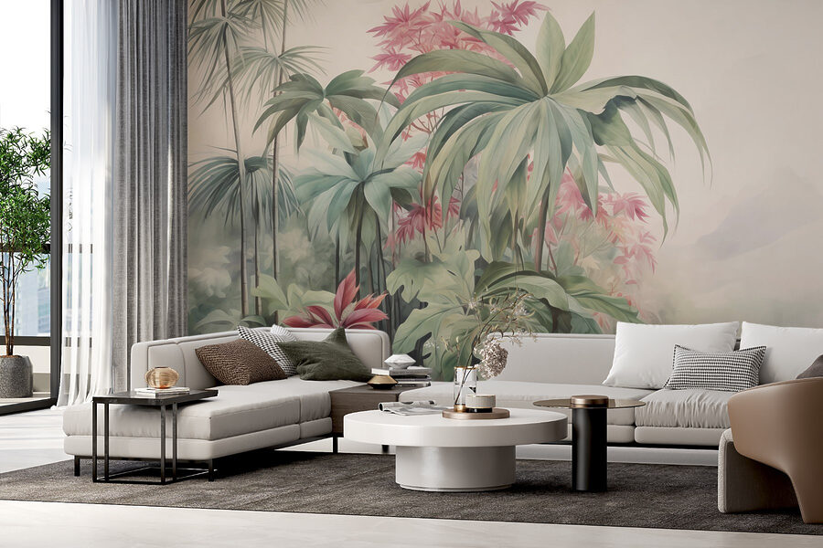 Pintura de plantas e flores