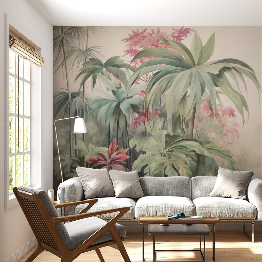 Pintura de plantas e flores