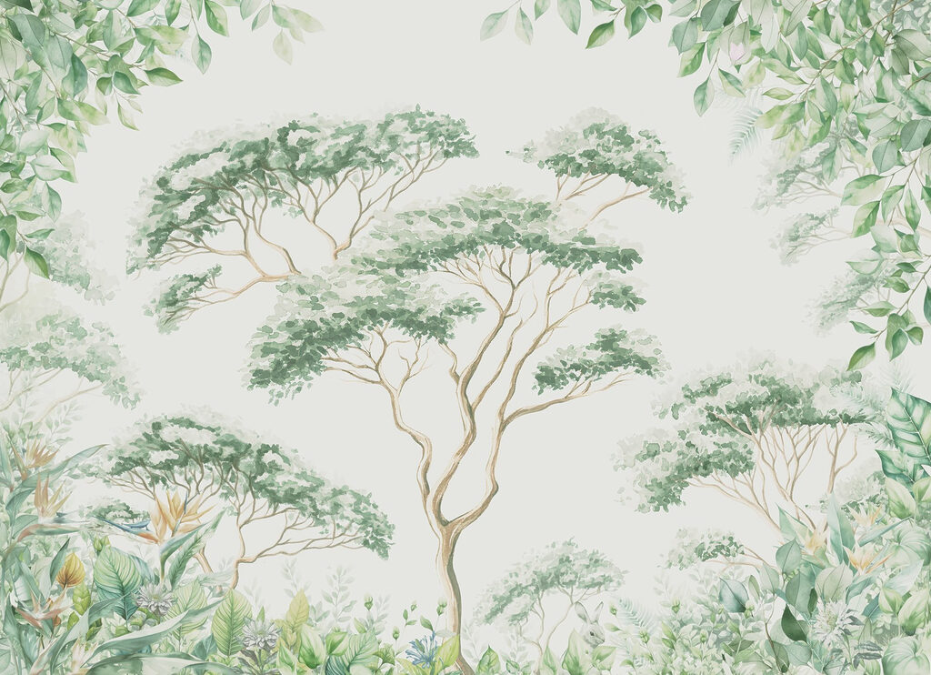 Pintura de árvores e plantas Pintura de árvores e plantas
