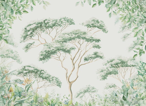 Pintura de árvores e plantas Pintura de árvores e plantas