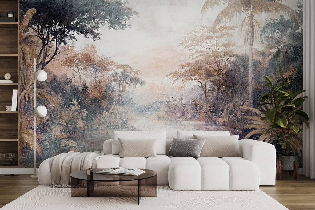 River with trees and plants River with trees and plants