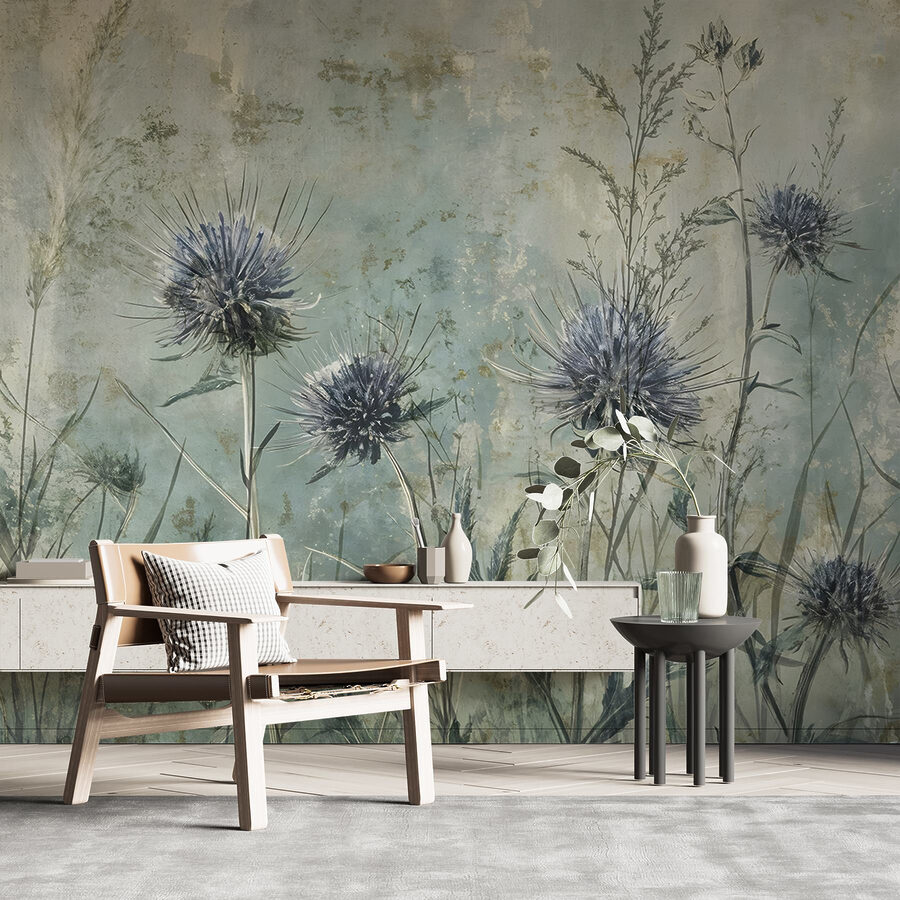Papel de parede Pintura de flores e plantas - Image 3