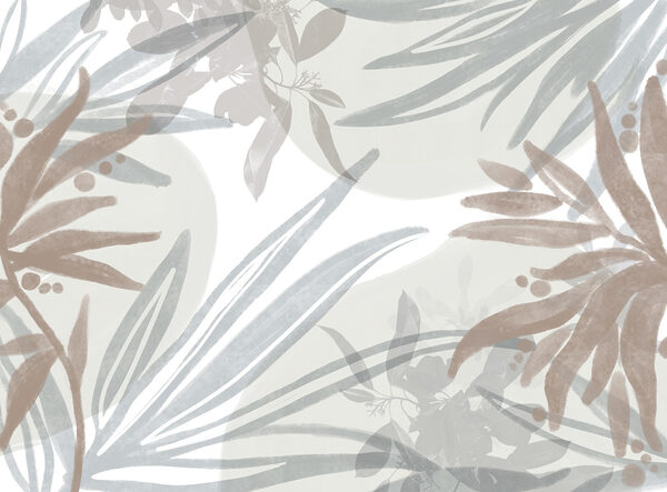 Padrões florais em tons pastel suaves Padrões florais em tons pastel suaves