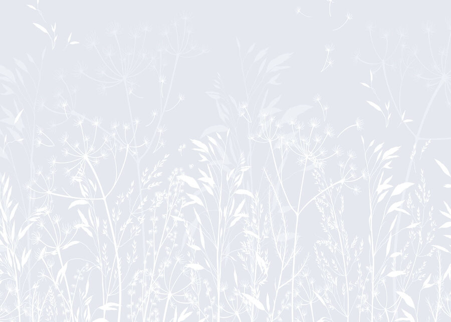 Padrão floral branco sobre um fundo claro