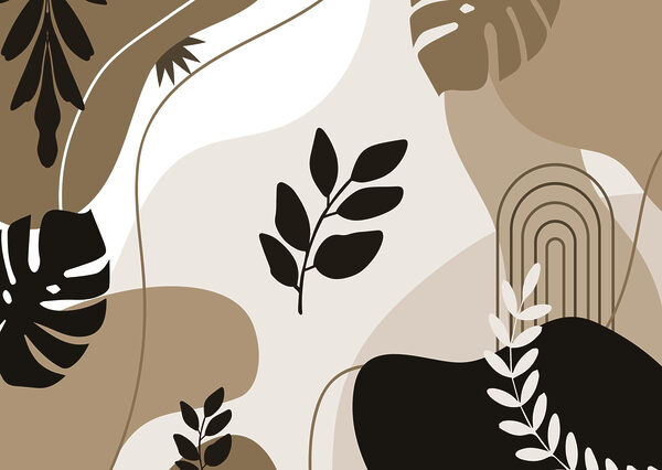 Formas naturais em tons de terra. Formas naturais em tons de terra.