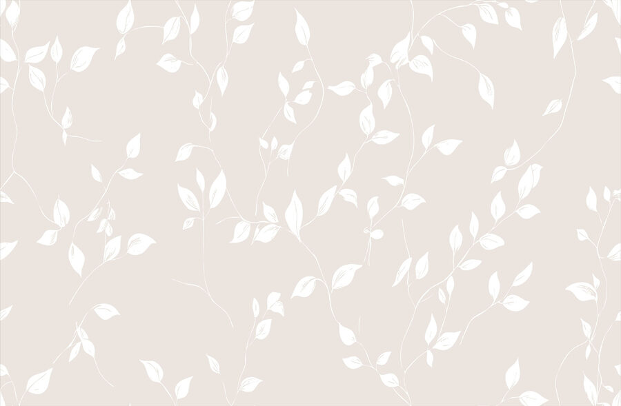 Folhas brancas sobre um fundo branco