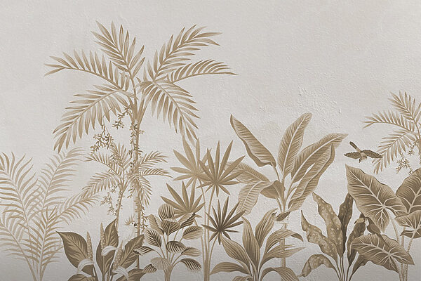 Papel de parede com plantas e folhas Papel de parede com plantas e folhas