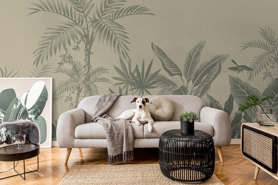 Papel de parede com plantas
