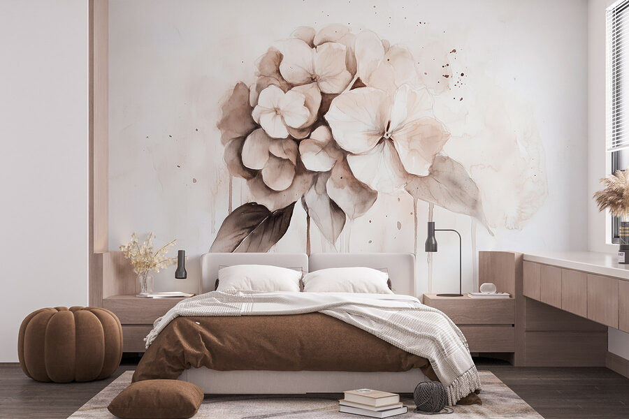 Pintura de uma flor