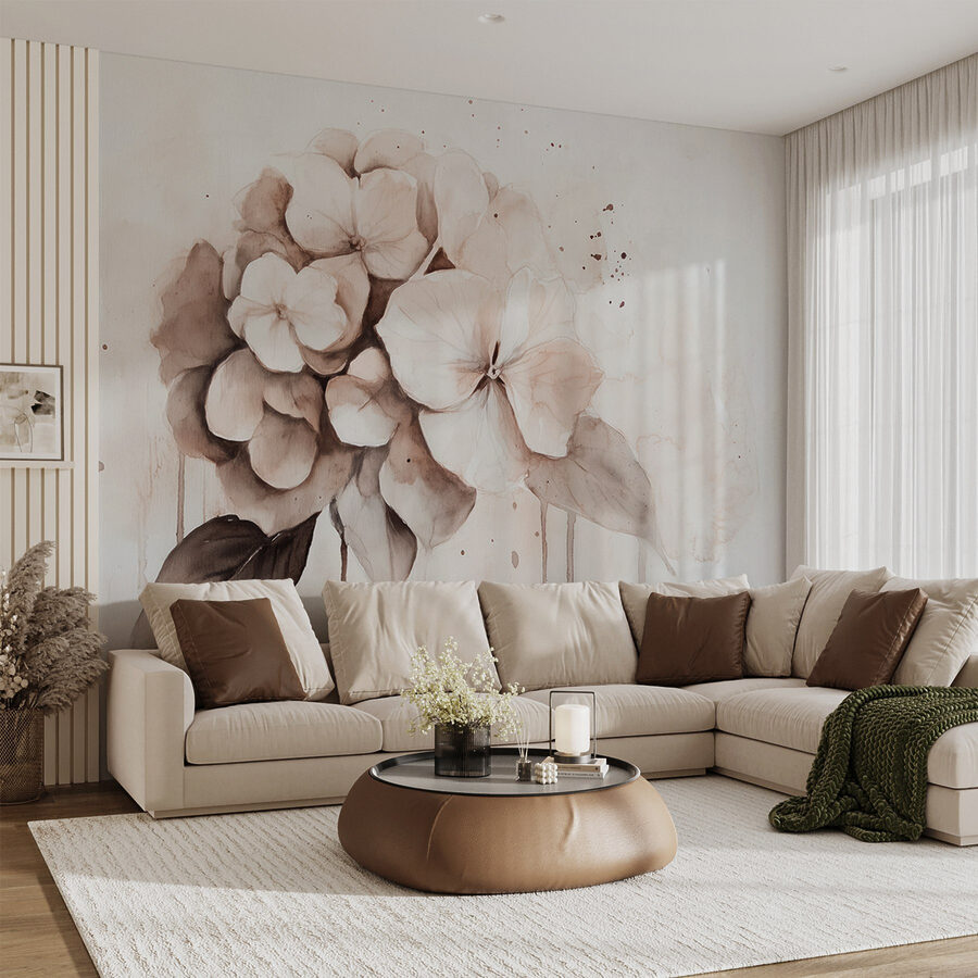 Pintura de uma flor