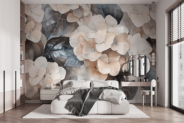 Flores delicadas em tons suaves Flores delicadas em tons suaves