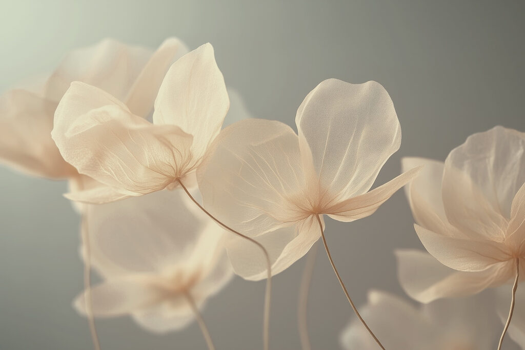 Flores delicadas em tons suaves. Flores delicadas em tons suaves.