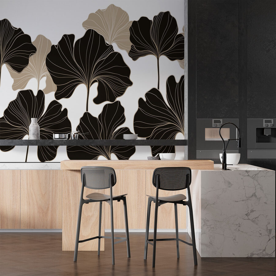 A elegância da natureza em tons monocromáticos