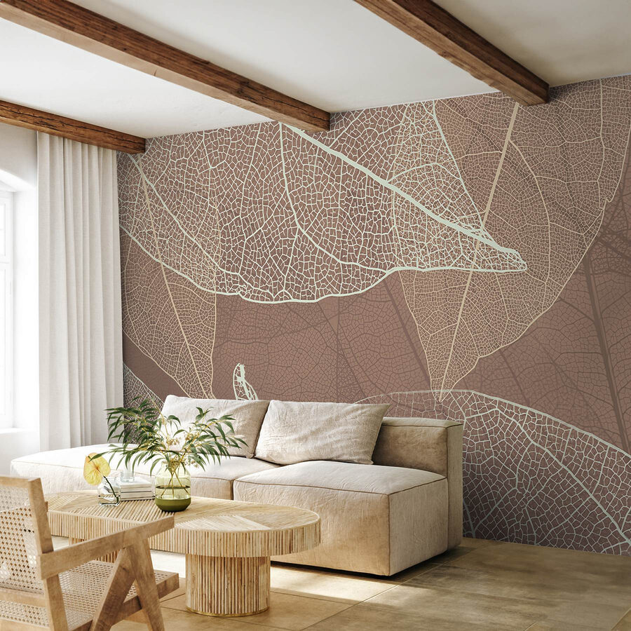 Veias delicadas da arte da natureza&#8217