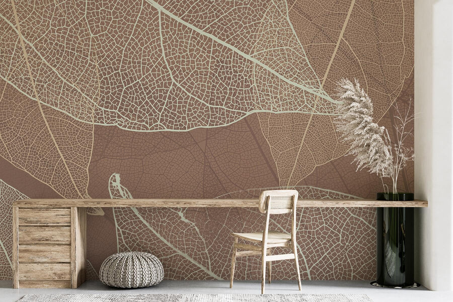 Veias delicadas da arte da natureza&#8217