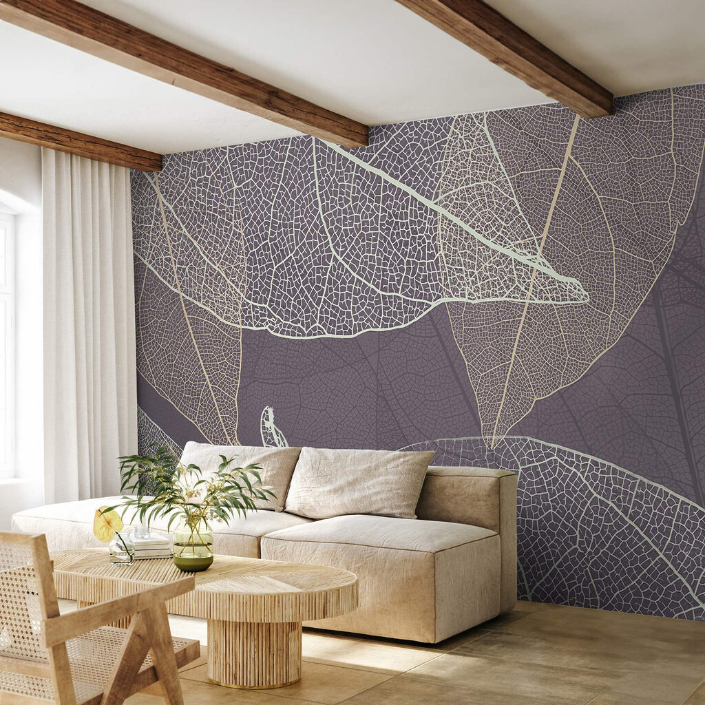 Nature's delicate leaf patterns revealed Nature's delicate leaf patterns revealed