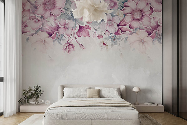 Elegância floral em tons pastel suaves. Elegância floral em tons pastel suaves.