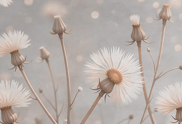 Flores delicadas em tons suaves Flores delicadas em tons suaves