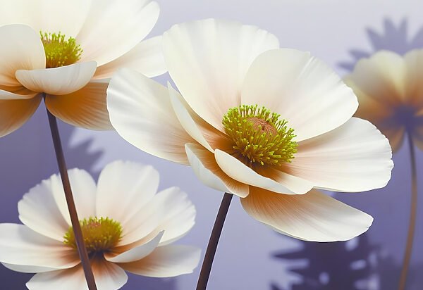 Flores delicadas em tons suaves. Flores delicadas em tons suaves.