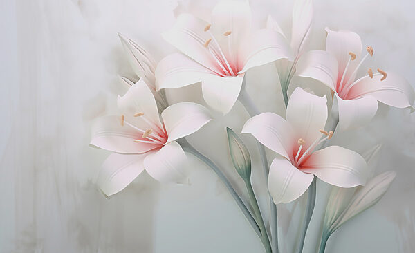 Flores delicadas com uma elegância subtil Flores delicadas com uma elegância subtil