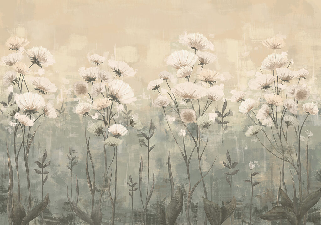 Flores delicadas em tons suaves Flores delicadas em tons suaves