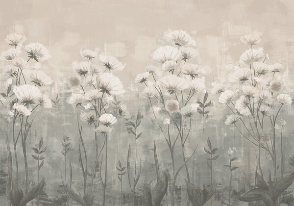 Flores delicadas em tons suaves Flores delicadas em tons suaves