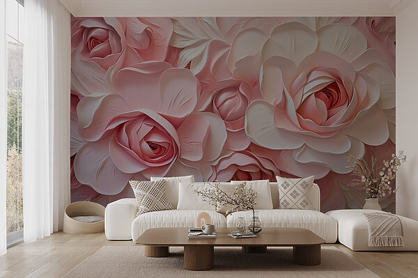 Lindas flores em tons pastel em harmonia Lindas flores em tons pastel em harmonia