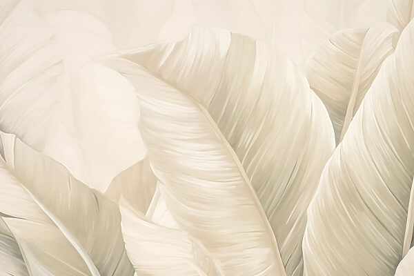 Folhas macias e texturadas em tons suaves Folhas macias e texturadas em tons suaves