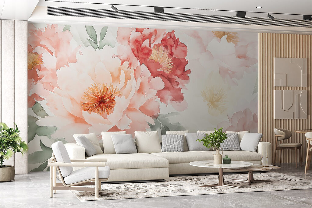 Beautiful blooms in soft hues