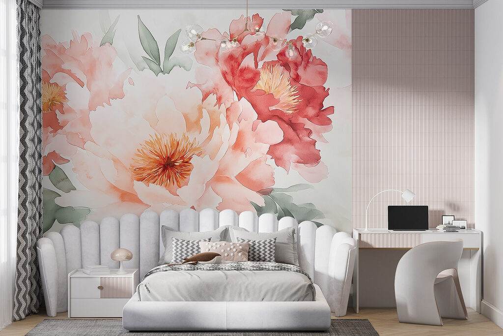 Beautiful blooms in soft hues