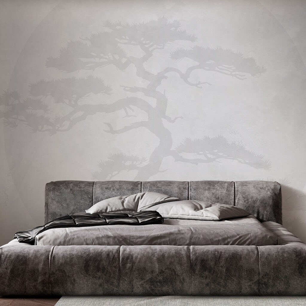 Tree with branches on a white background