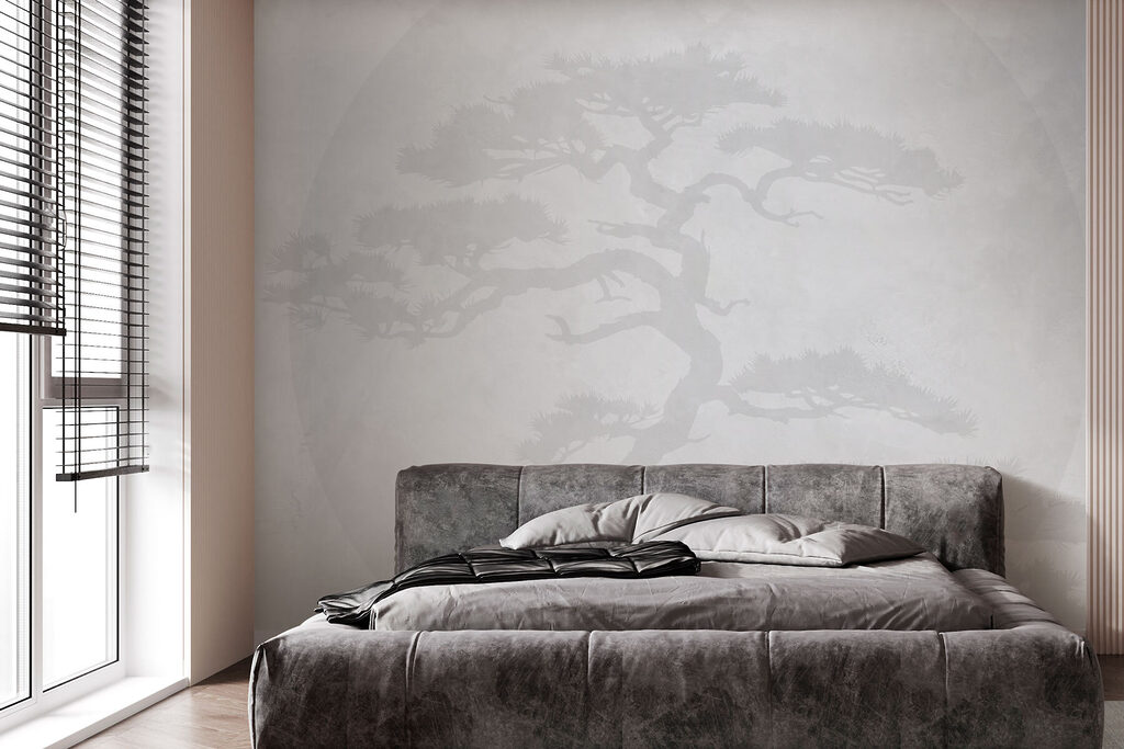 Tree with branches on a white background