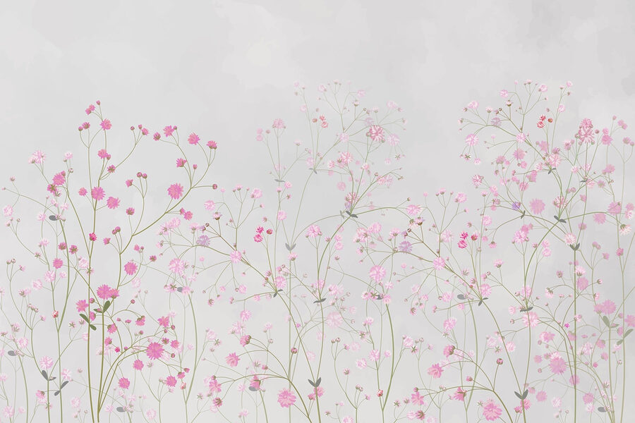 Grupo de flores cor-de-rosa
