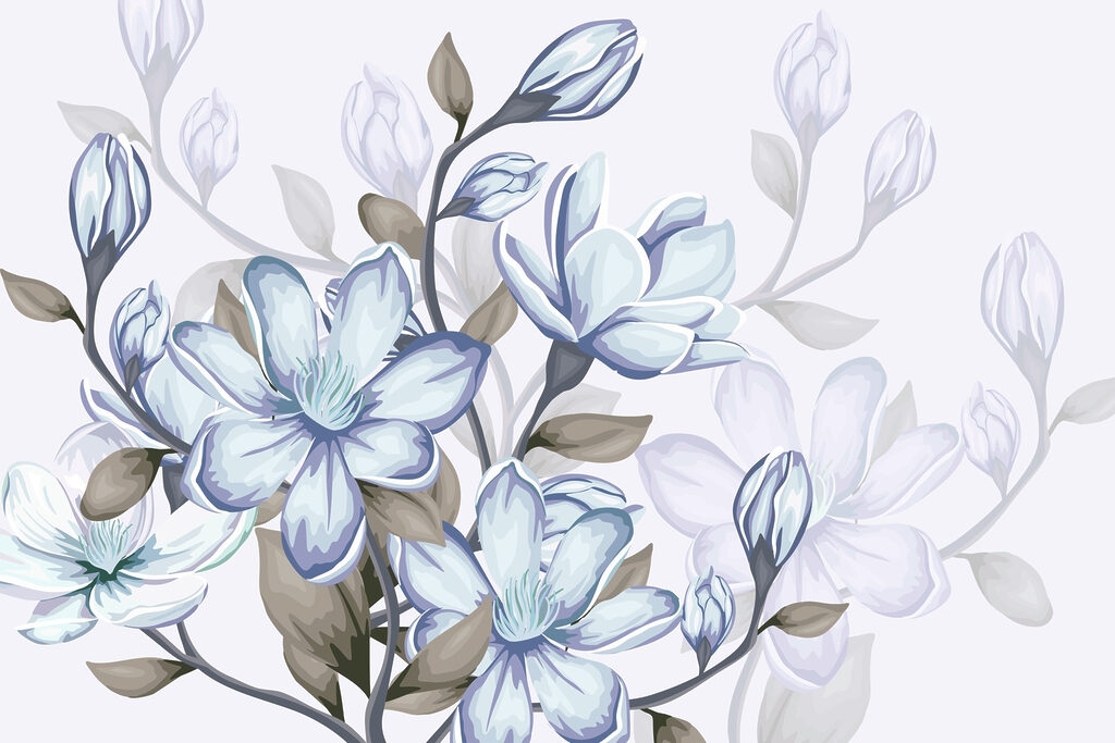 Flores delicadas em tons suaves. Flores delicadas em tons suaves.