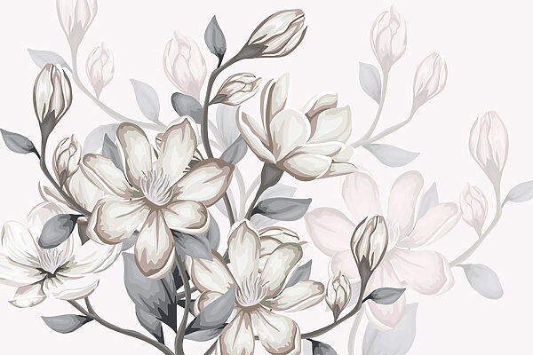 Flores delicadas em tons suaves. Flores delicadas em tons suaves.