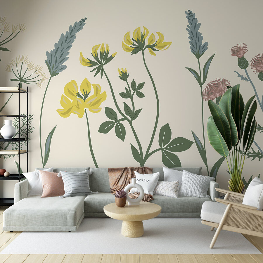 Arranjo floral elegante em cores suaves