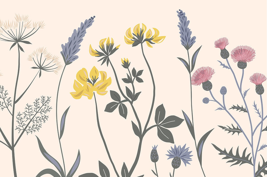 Papel de parede Bonito bouquet de cores suaves - Image 3