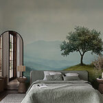 Papel de parede Árvore numa colina