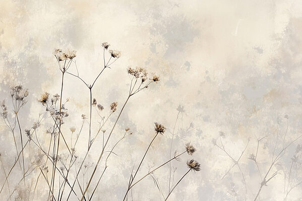 Flores delicadas em tons suaves Flores delicadas em tons suaves