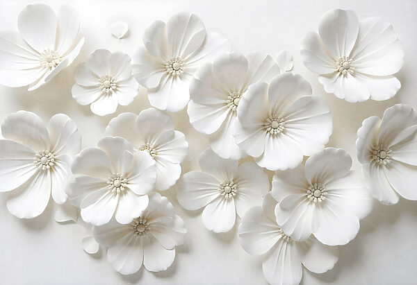 Group of white flowers