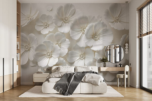 Group of white flowers