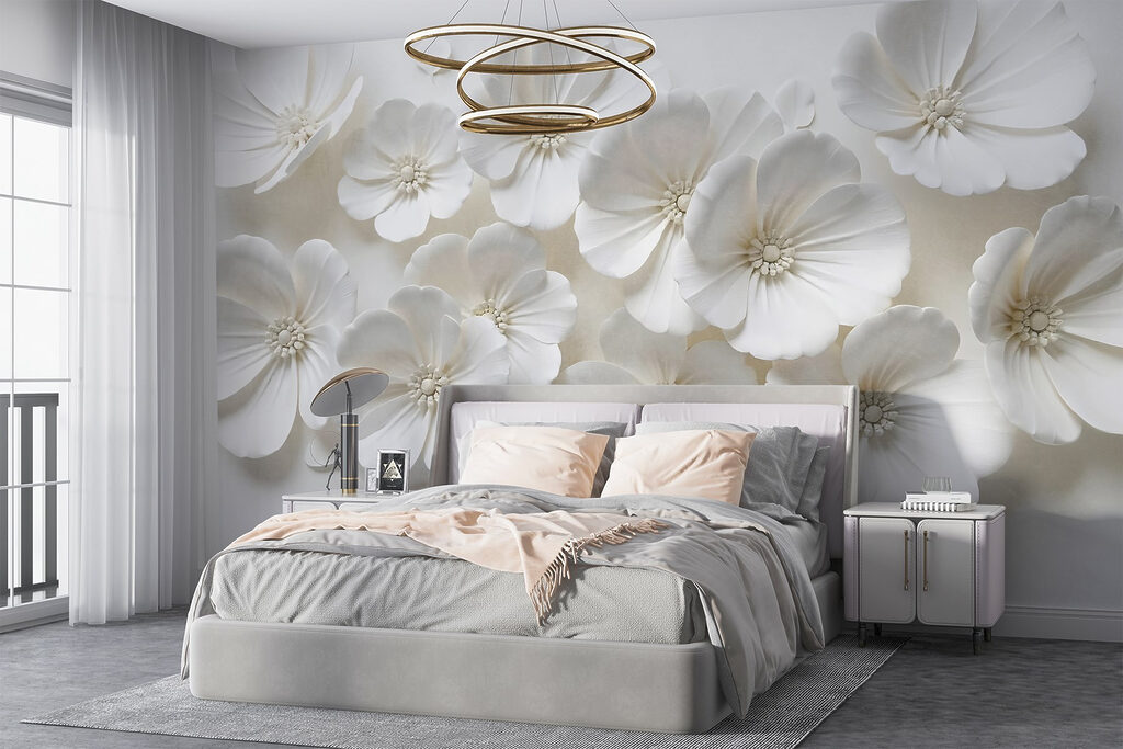 Group of white flowers