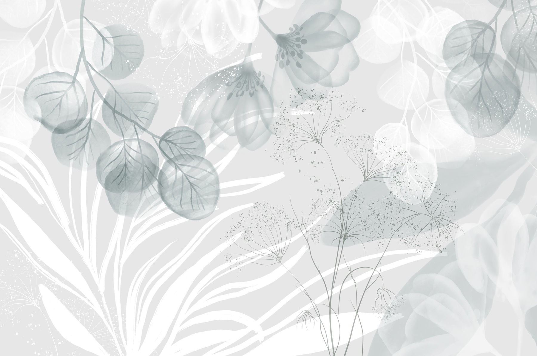 Soft foliage with delicate textures