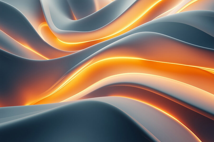 Papel de parede Ondas fluidas de cores suaves. - Image 6