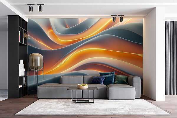Ondas fluidas de cores suaves. Ondas fluidas de cores suaves.